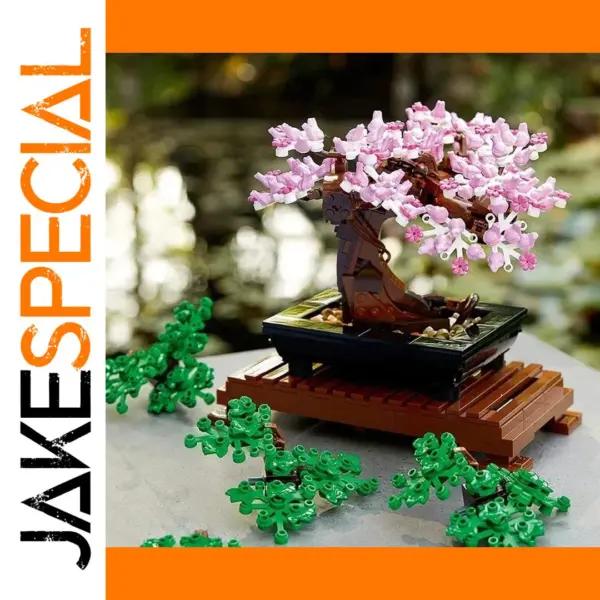 878PCS Bonsai Tree Flower Bouquet Building Blocks Set