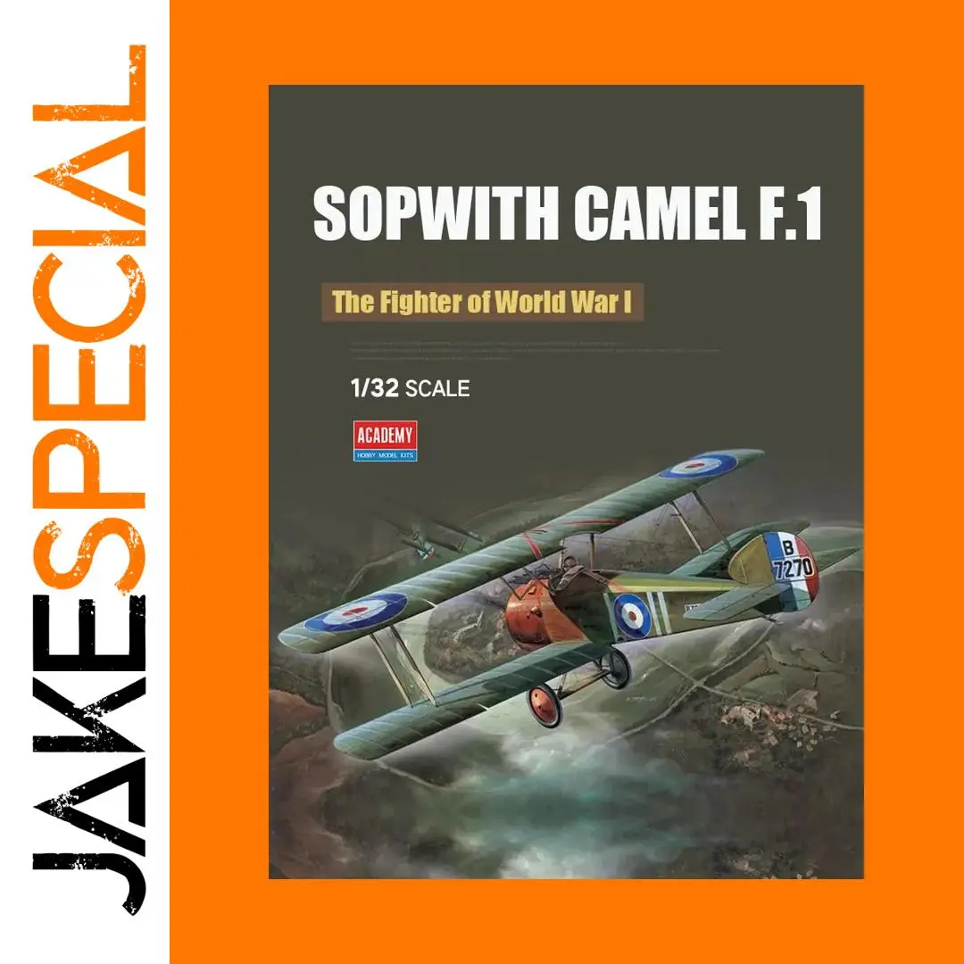 Academy 1/32 Sopwith Camel F.1 Aircraft Model Kit 1 Academy 1/32 Sopwith Camel F.1 Aircraft Model Kit