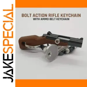 Mini Soft Bullet Gun Keychain Toy