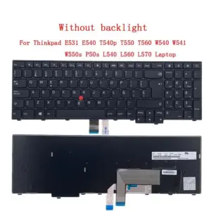 Spanish Backlit Keyboard for Lenovo Thinkpad P50S 17 7c32a4ac no logo