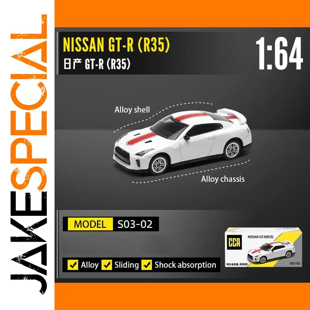 Nissan GT-R R35 1:64 Alloy Model Car 1 Nissan GT-R R35 1:64 Alloy Model Car