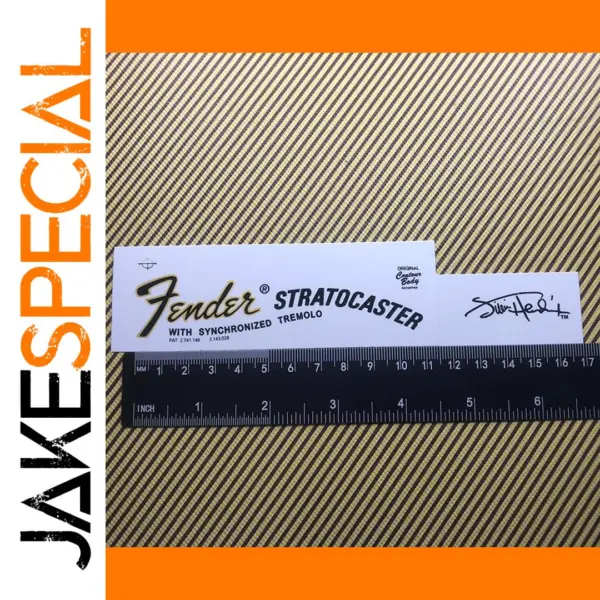 Fender Stratocaster Headstock Decal Set of 3