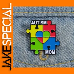 Rainbow Autism Awareness Enamel Pins for Caregivers