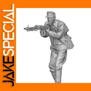 1/16 WWII Resin Diorama MG42 Tank Gunner Model Kit