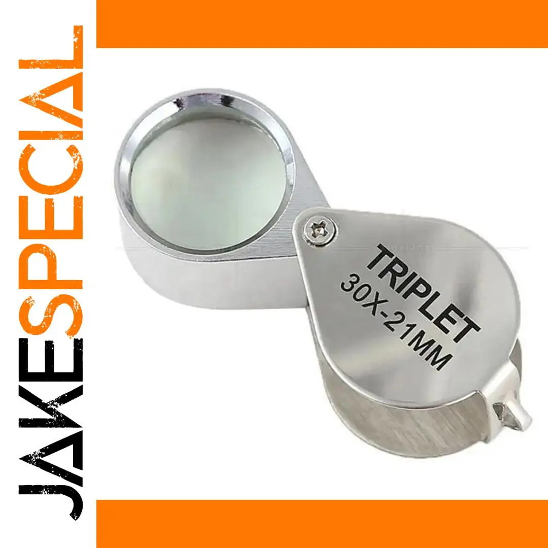 Portable Folding Jewelry Magnifier with 10X-30X Magnification 1 Portable Folding Jewelry Magnifier with 10X-30X Magnification