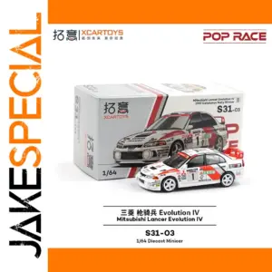 POPRACE 1:64 Mitsubishi Lancer Evolution IV Model