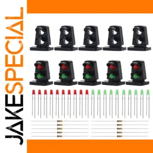 HO Railway Dwarf Signal Set with Red Green LEDs