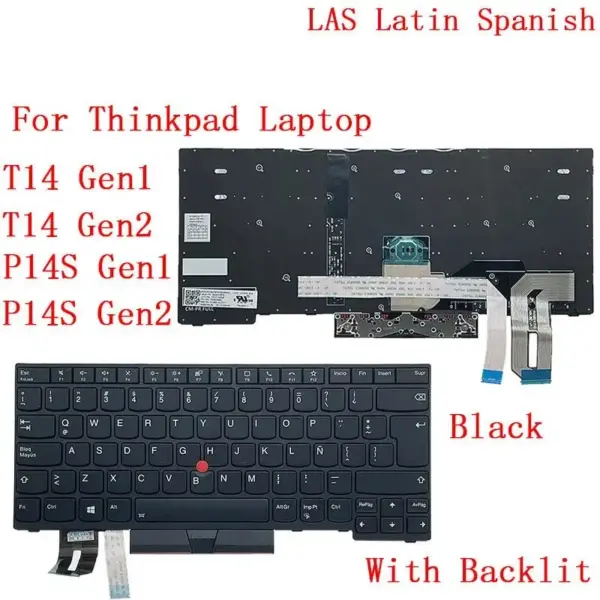 Backlit Keyboard for Lenovo ThinkPad T14 P14s - Image 10