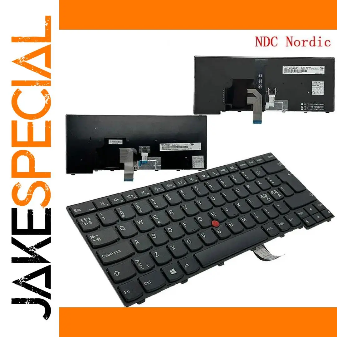 Nordic Backlight Keyboard for Lenovo Thinkpad 1 Nordic Backlight Keyboard for Lenovo Thinkpad