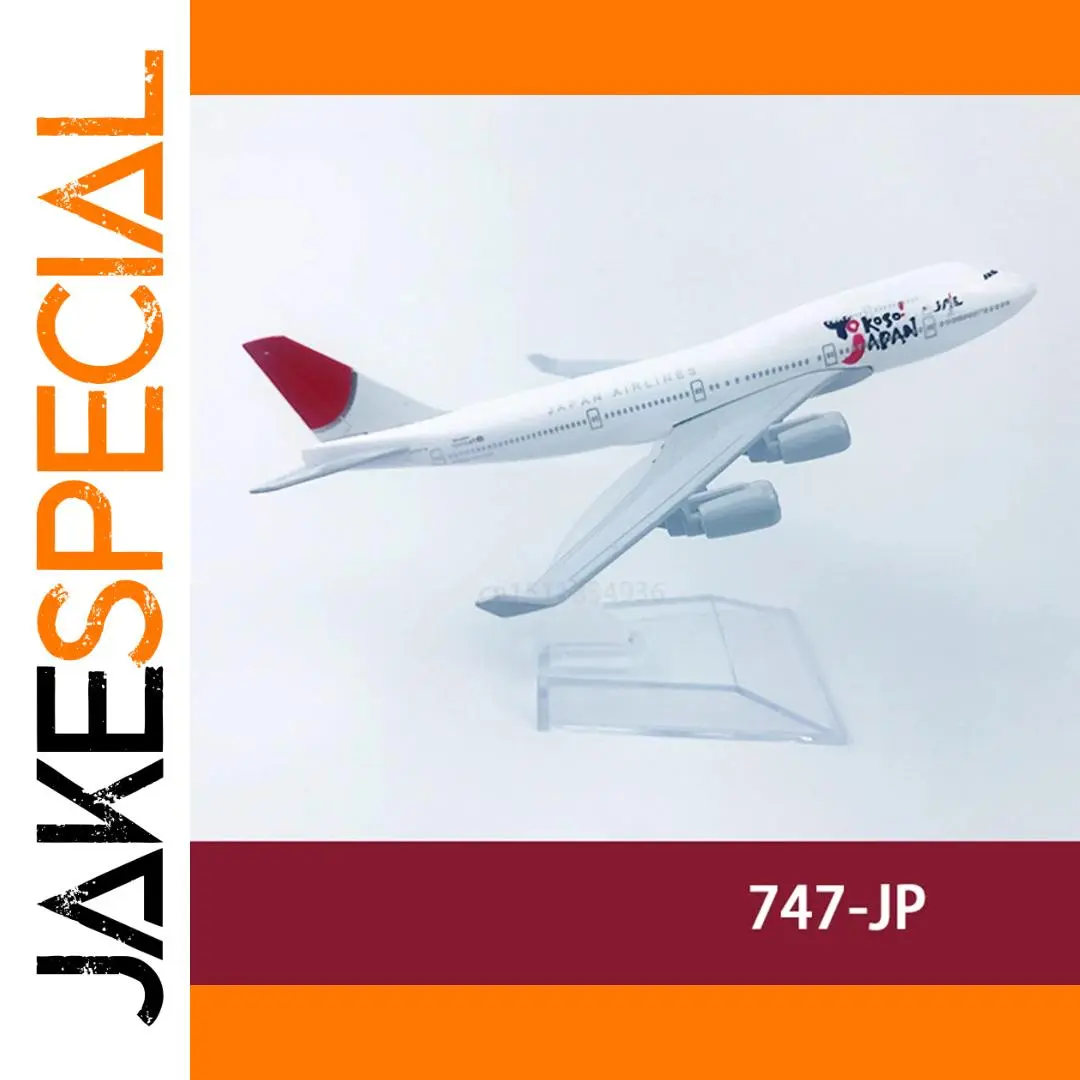Japan Airlines Boeing 747 Diecast Model Aircraft 1 Japan Airlines Boeing 747 Diecast Model Aircraft