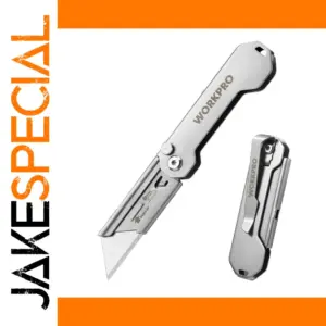 Folding Stainless Steel Utility Knife with Clip