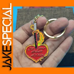 Fire Character Keychain for Comics Fans