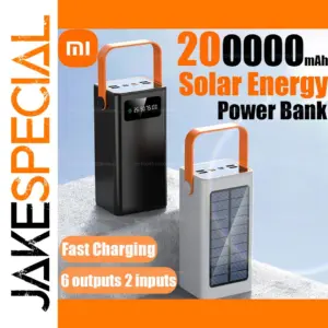 Xiaomi 200000mAh Thicken Solar Power Bank