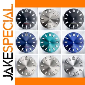 28.5mm NH35 Luminous Watch Dial Green Mod