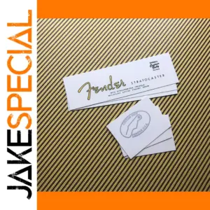 3-Piece Fender Stratocaster Headstock Decal Set