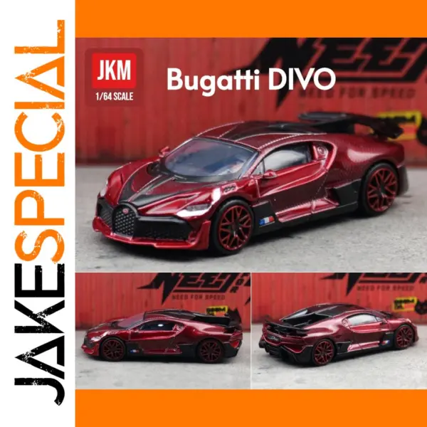 1/64 Scale Bugatti Divo Diecast Model Car