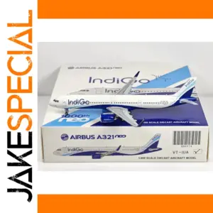 Airbus A321neo IndiGo Diecast Model 1/400 Scale