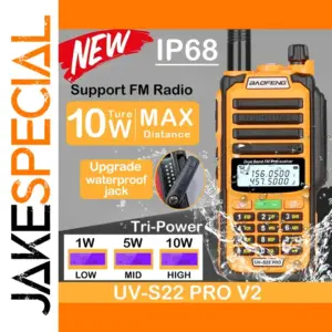 2025 Baofeng UV S22 PRO V2 IP68 Walkie Talkie