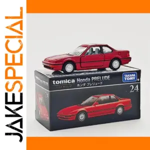 Tomica Premium Honda Prelude Scale Model Red