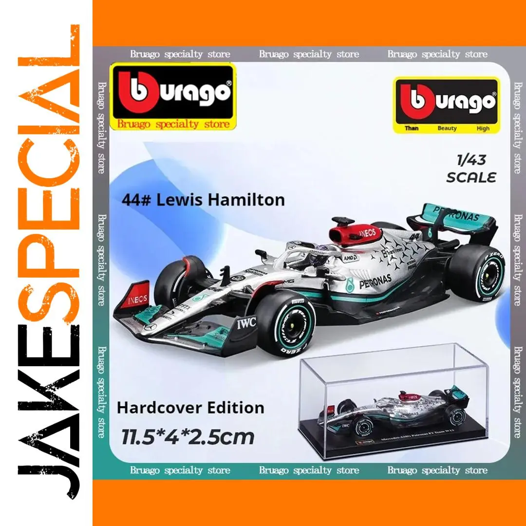 Bruago 1:43 Hamilton George Russell Car Model 1 Bruago 1:43 Hamilton George Russell Car Model