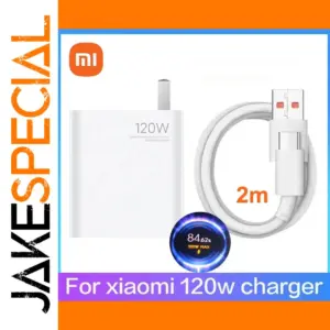 EU Original 120W Xiaomi Redmi Fast Charger with Type-C Cable