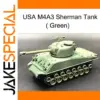 1:72 Assembled USA M4A3 Sherman Tank Model