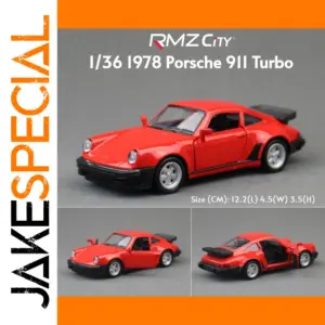 1/36 Scale Red 1978 Porsche 911 Turbo Model