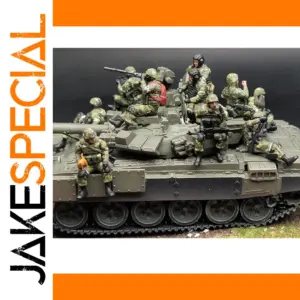 1/72 Scale Russian Military Soldier Set - 10Pcs