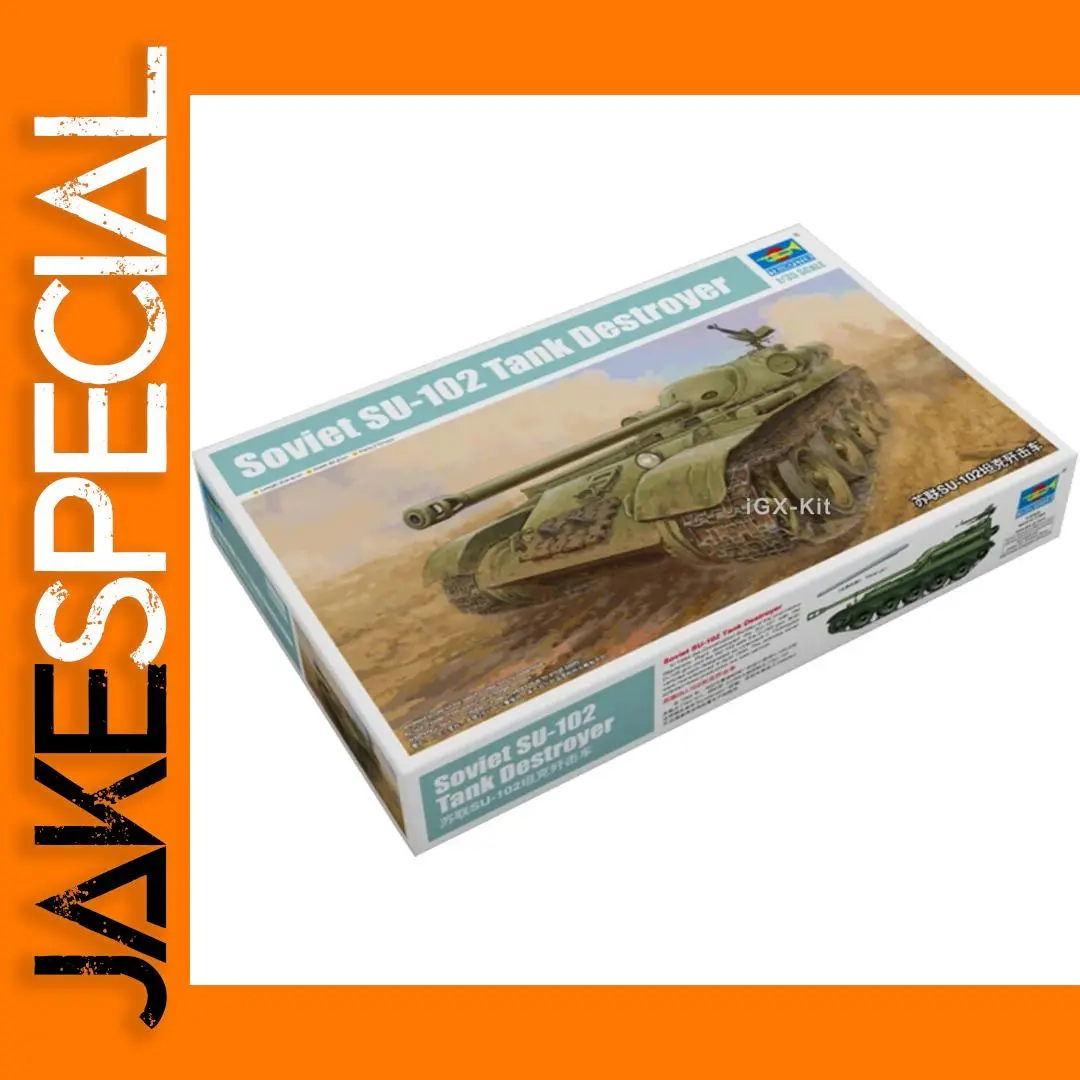 Soviet SU-102 Tank Destroyer Plastic Model Kit 1 Soviet SU-102 Tank Destroyer Plastic Model Kit