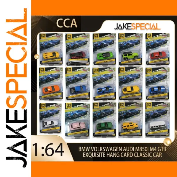 CCA 1:64 BMW M4 Z4 M850I M4 GT3 Diecast Car Model