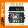 Raspberry Pi 5 Box Case Kit with PCIe Expansion