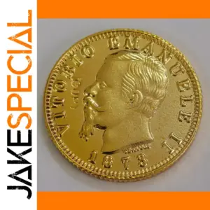 Replica 1873 Italy 20 Lire Coin for Collectors