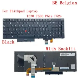 Lenovo ThinkPad T570 P51S Backlit UK Keyboard 36 84814cb9 no logo