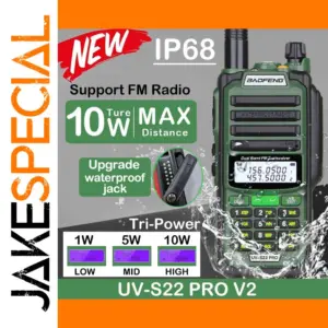Baofeng UV-S22 PRO V2 Waterproof Walkie Talkie