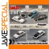New Presale Dct/Shadow 1:64 Toyota Corolla Levin Ae86 Car Model Alloy Miniature Diecast Ornaments Toyota Static Custom Toy Gift