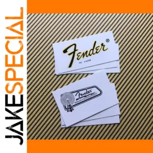 3-Pack Fender Logo Guitar Headstock Decals