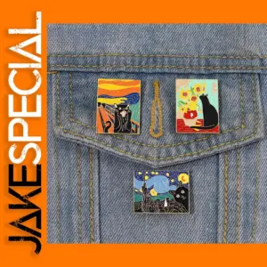 Starry Sky Van Gogh Enamel Lapel Pin