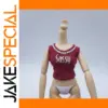 Maroon Knit Top for 1/6 Scale Dolls