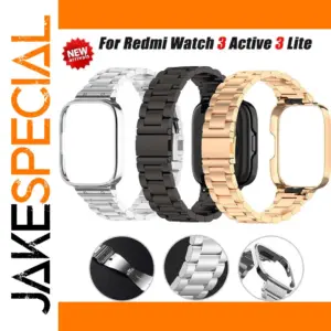 Stainless Steel Band & Case for Redmi Watch 3