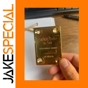 Golden Neck Plate for EKS Starfire Guitar