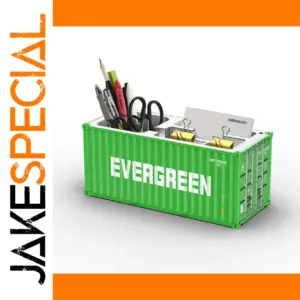 Evergreen Shipping Container Desk Organizer