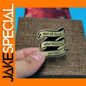 Not All Those Who Wander Enamel Pins Brooch