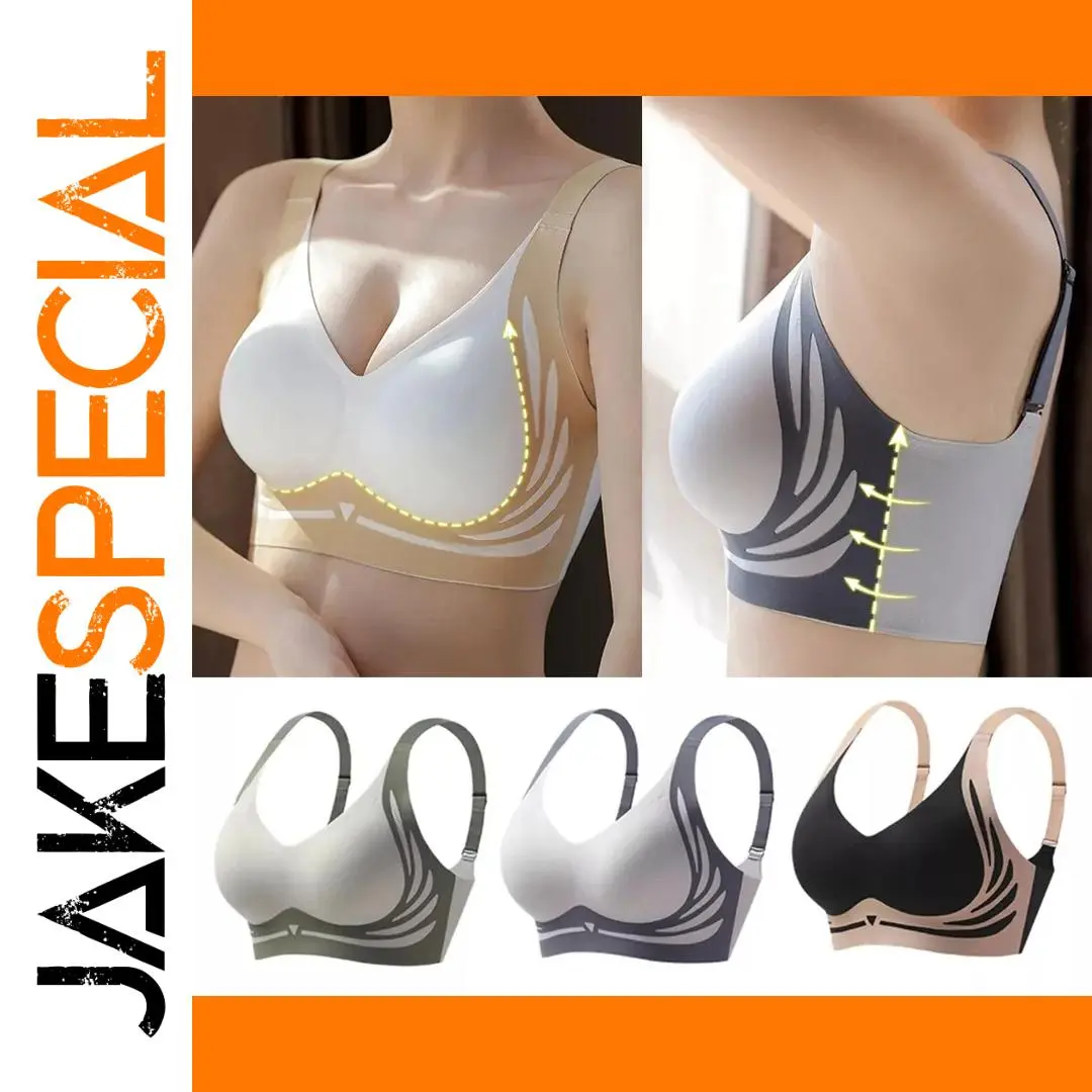 Seamless Wireless Push-Up Bra for Women 1 Seamless Wireless Push-Up Bra for Women