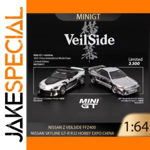 Mini GT 1:64 Nissan Z VeilSide & Skyline GT-R R32 Set