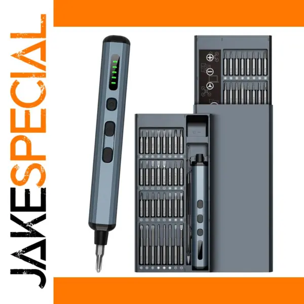68-in-1 Electric Screwdriver Set with 64 Bits