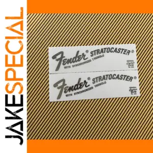 Fender Stratocaster Headstock Decal Set of 2
