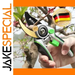 Bypass Pruning Shears with Ergonomic Grip