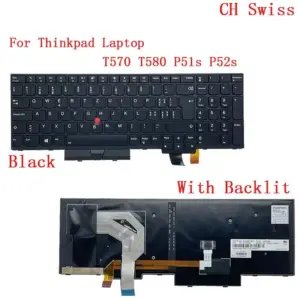 Lenovo ThinkPad T570 P51S Backlit UK Keyboard 34 871a64eb no logo