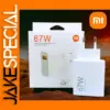 Xiaomi 67W Turbo Fast Charger EU Adapter with USB Type C Cable