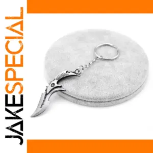 Tactical Long Gun Knife Keychain Accessory